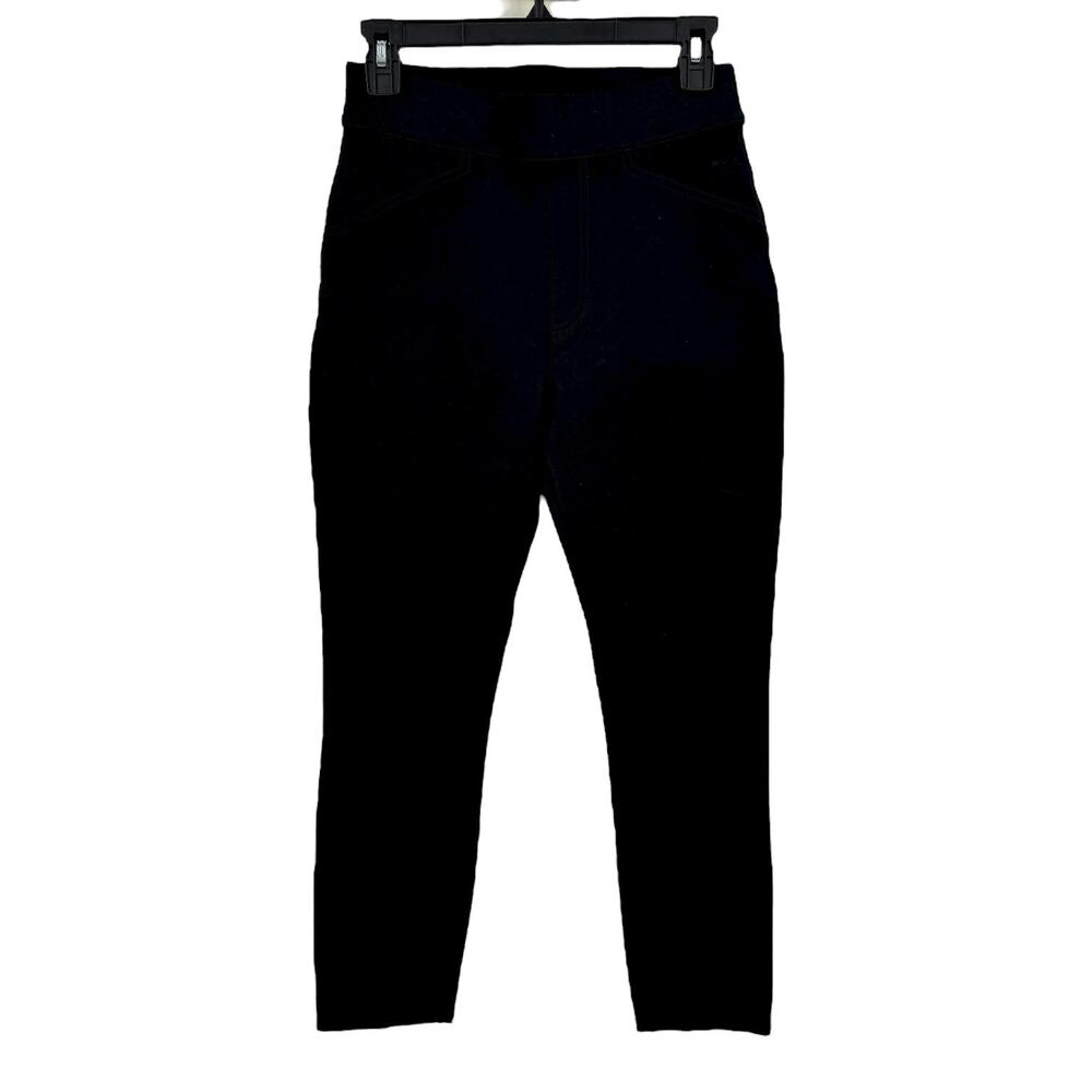 Spanx backseam ponte ankle skinny pants black size Small S